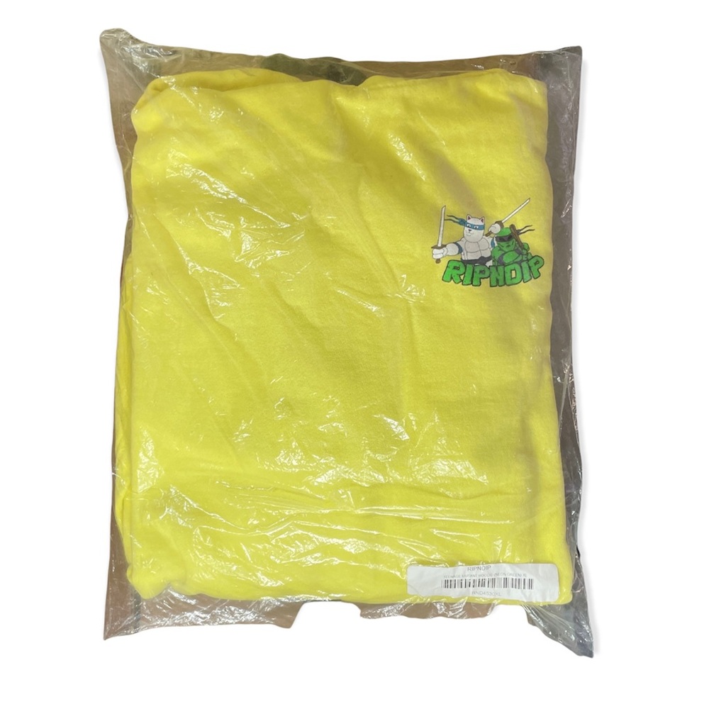 NWT Ripndip Teenage Mutant Hoodie - Neon Green Size XL SOLD OUT! HTF - Picture 5 of 5